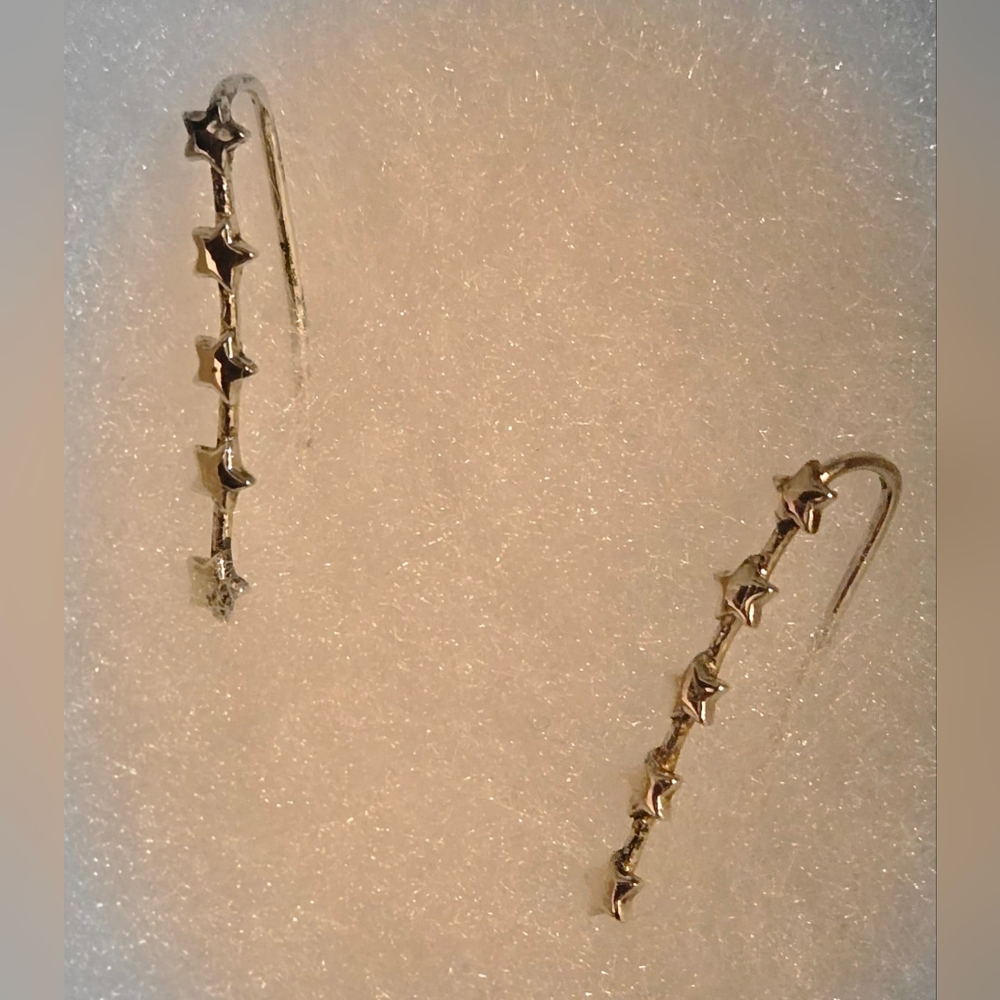 â¤ď¸5 Star Ear Climber/Crawler by All Stars Aligned Earrings; 925 Sterling S⌠- Picture 8 of 13